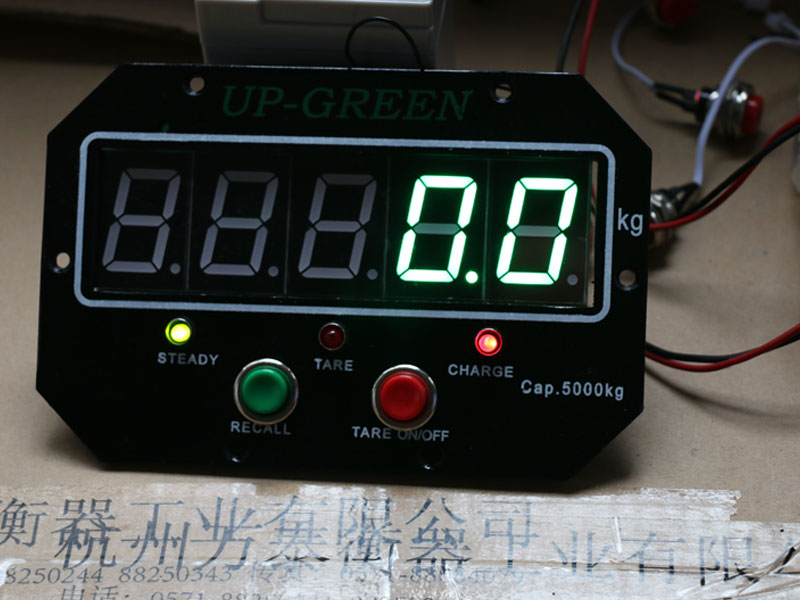 直視吊秤前面板主板LED，紅字，綠字